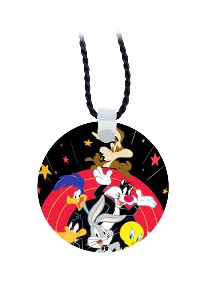 Cartoon Printed Pendant Necklace