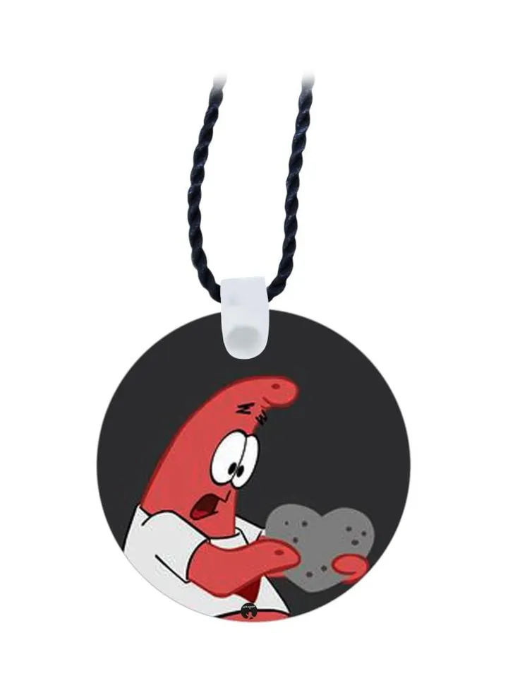 Cartoon Printed Pendant Necklace