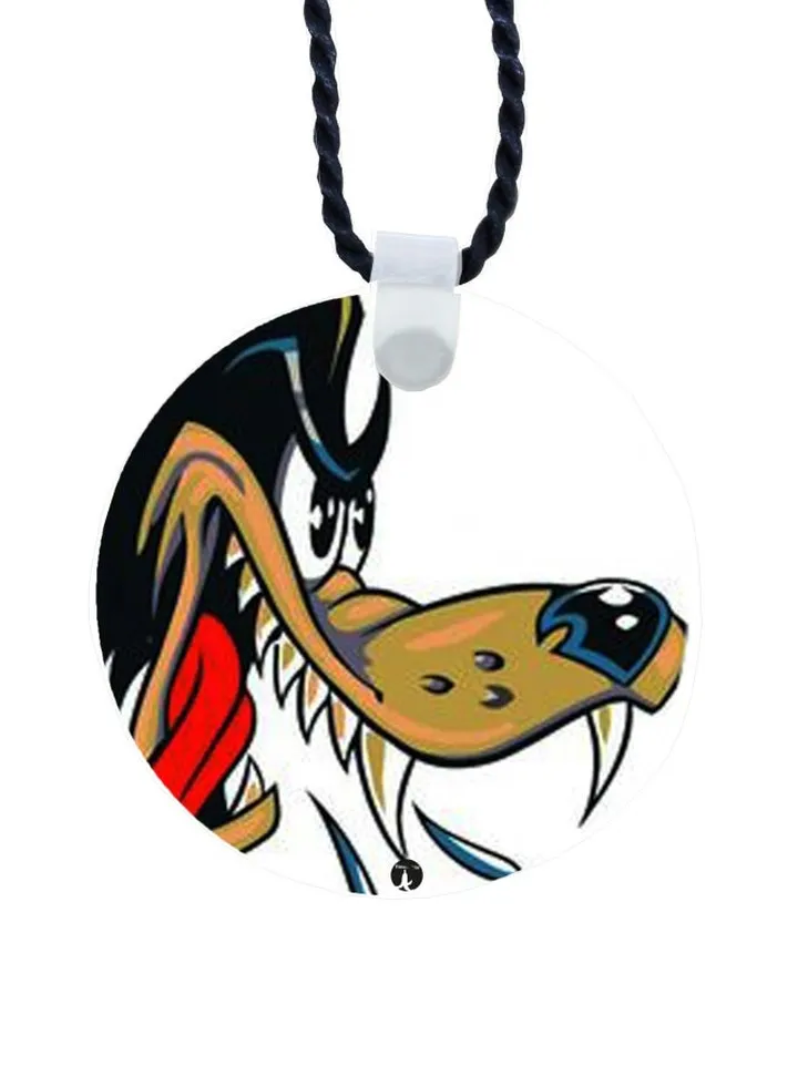 Cartoon Printed Pendant Necklace