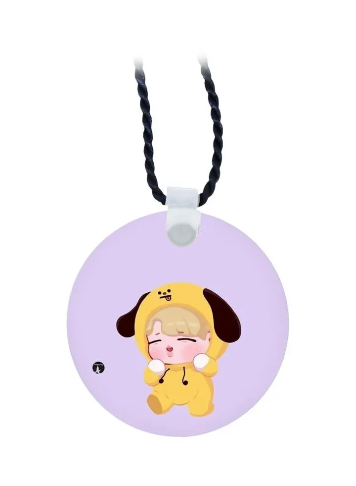Cartoon Printed Pendant Necklace
