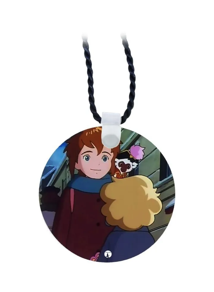 Cartoon Printed Pendant Necklace