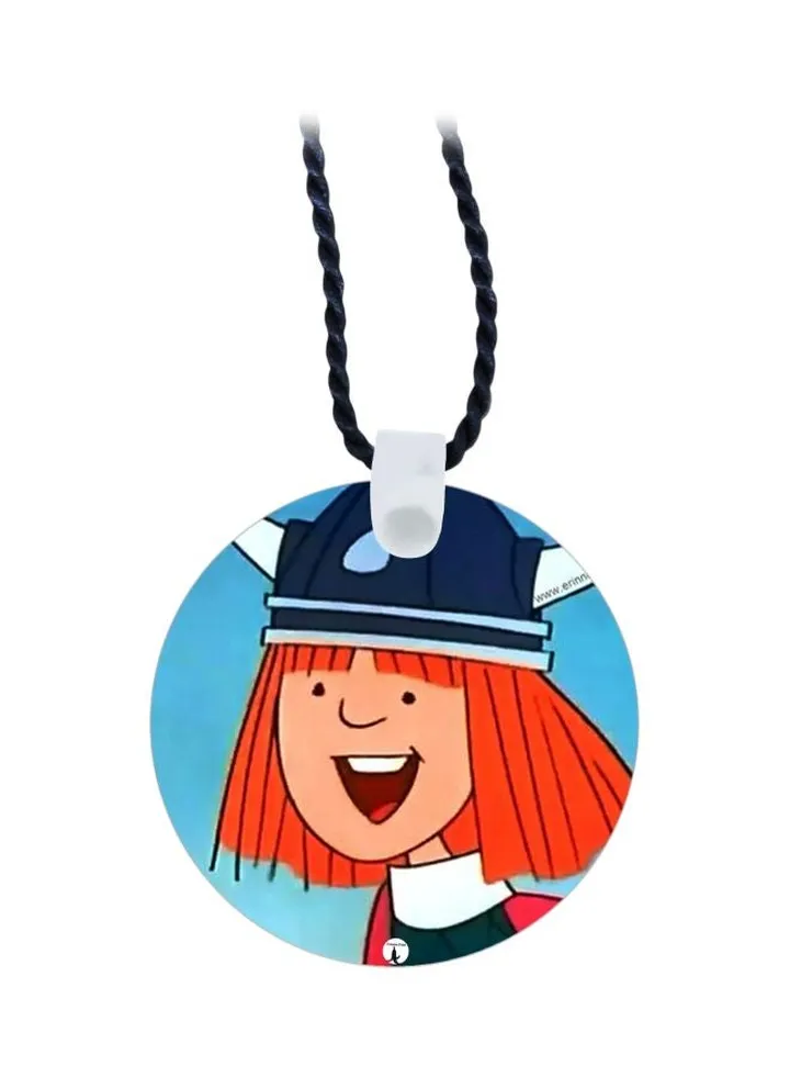 Cartoon Printed Pendant Necklace