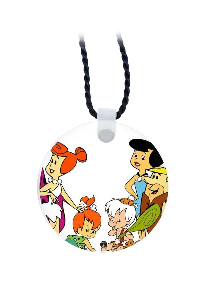 Cartoon Printed Pendant Necklace