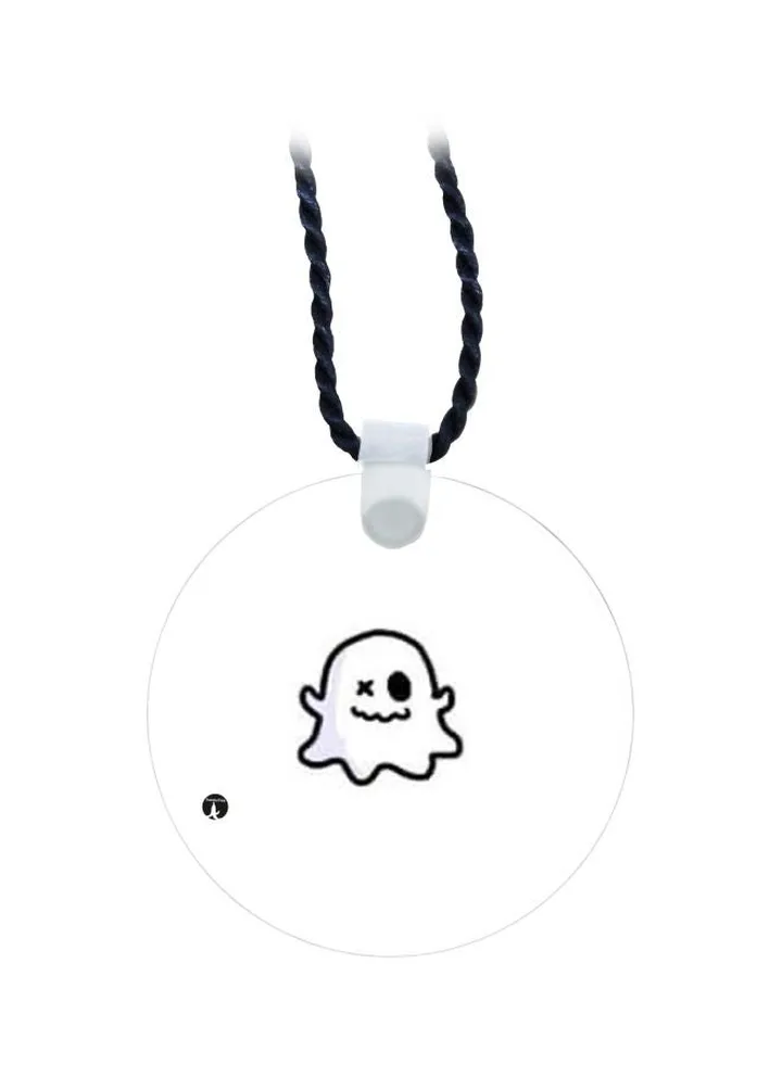 Printed Pendant Necklace
