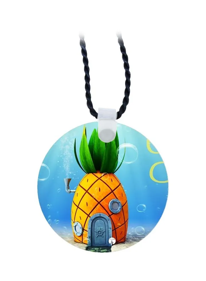 Printed Pendant Necklace