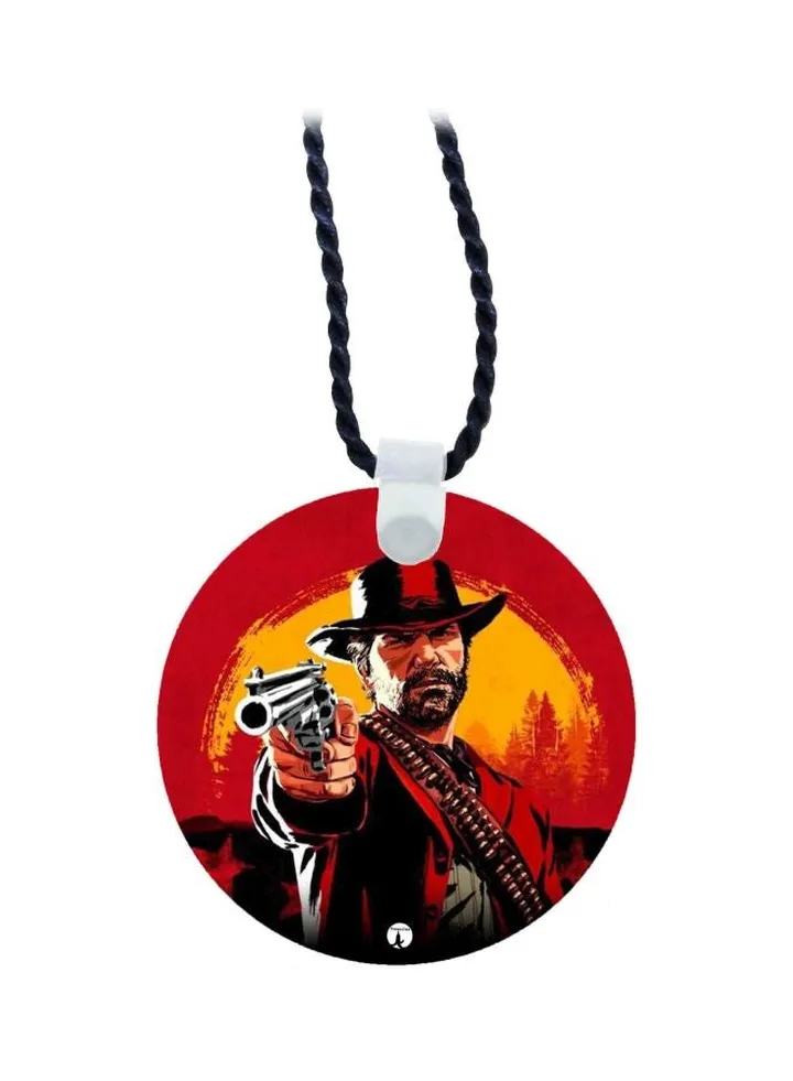Printed Pendant Necklace