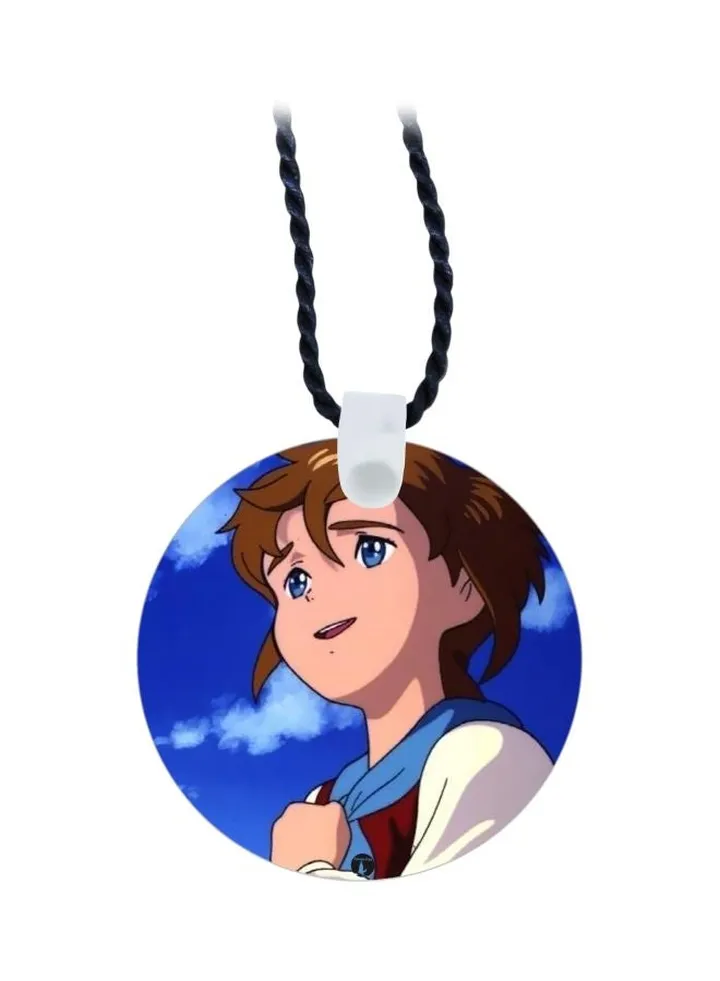 Cartoon Printed Pendant Necklace