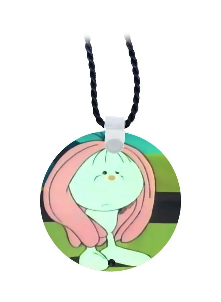 Cartoon Printed Pendant Necklace