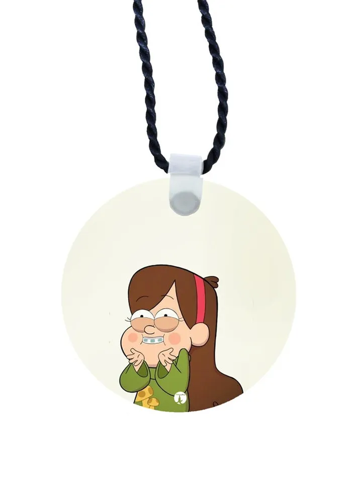 Anime Character Printed Pendant Necklace