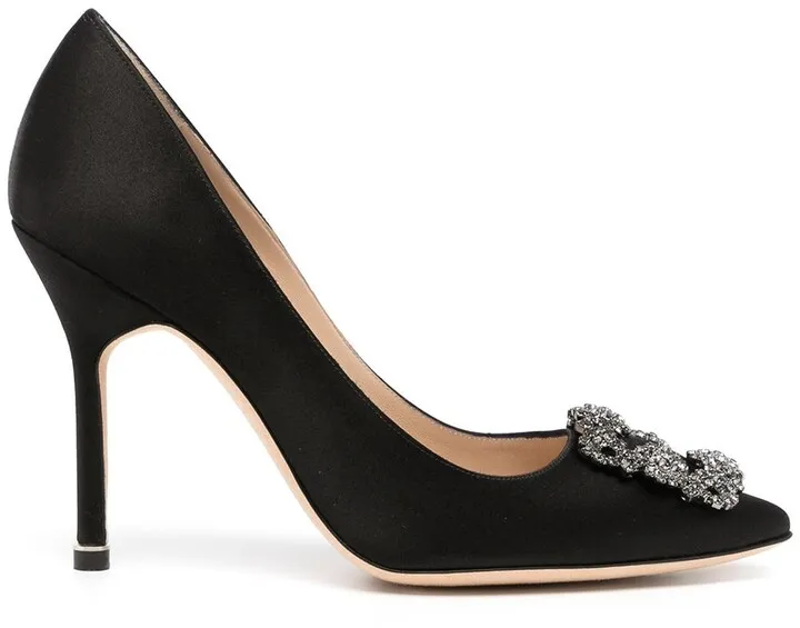 Hangisi 105mm buckle-embellished pumps