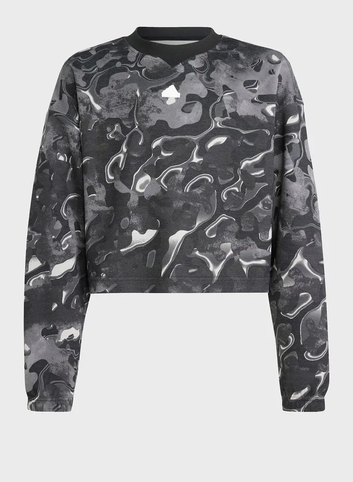 Future Icons Allover Print Sweatshirt Kids