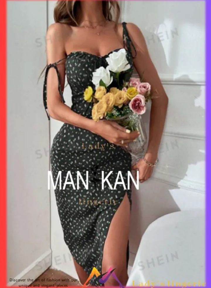WOMEN'S LONG FLORAL SLEEVELESS DRESS