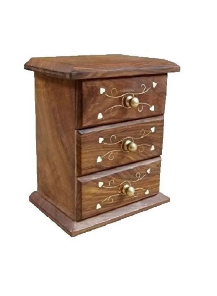 Wooden handmade jewelery organiser/jewelery box .