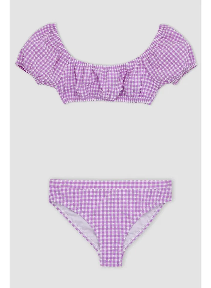 Girl Regular Fit Woven Bikini
