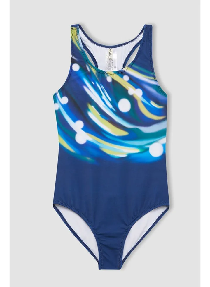 Girl Regular Fit Woven Swimsuit