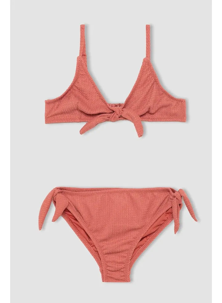 Girl Slim Fit Woven Bikini - 2 Pieces