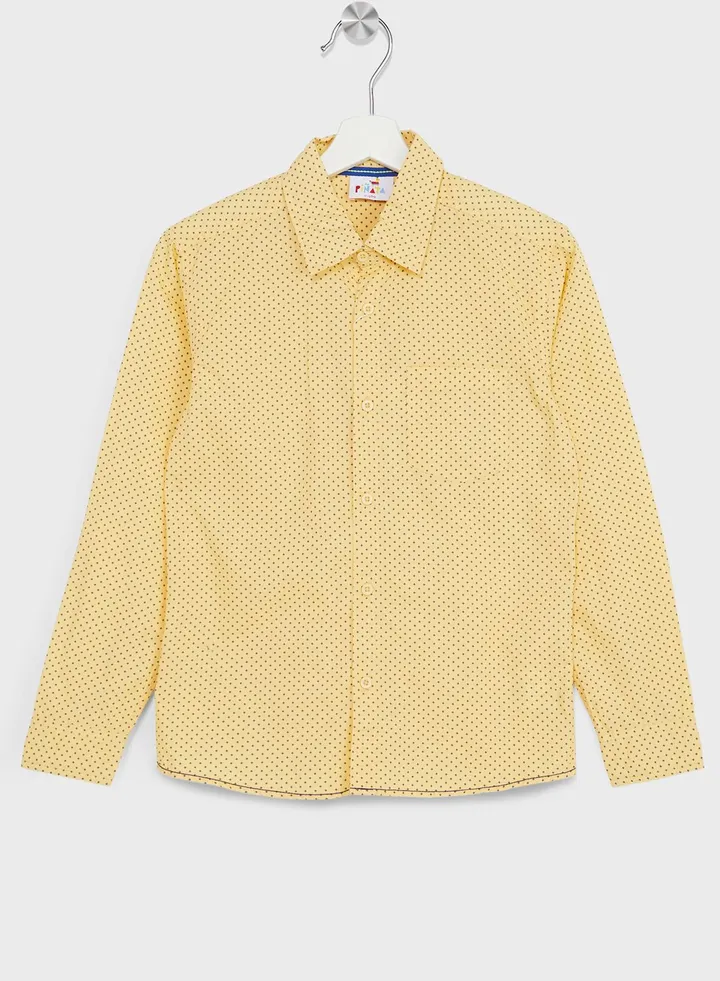 Boys All Over Printed Shirt With Pocket