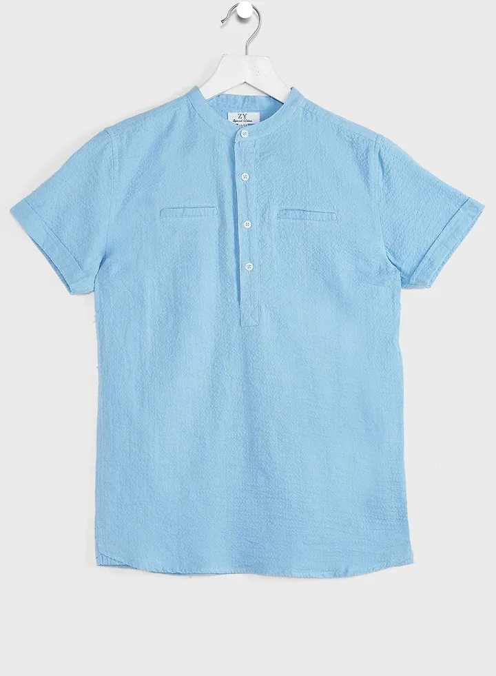 Kids Pocket Detail Shirt