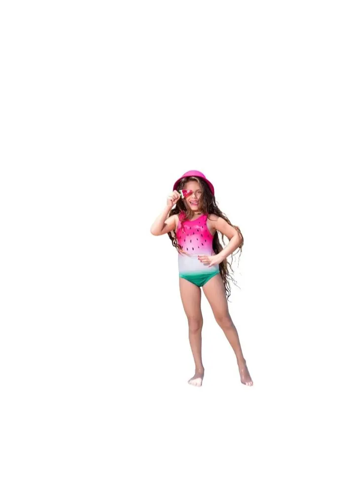 Girls' one-piece swimsuit
