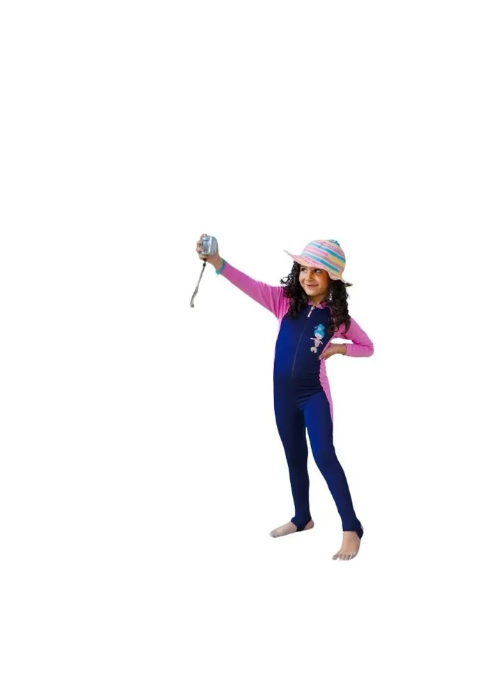 Girls' swimsuit, consisting of one piece