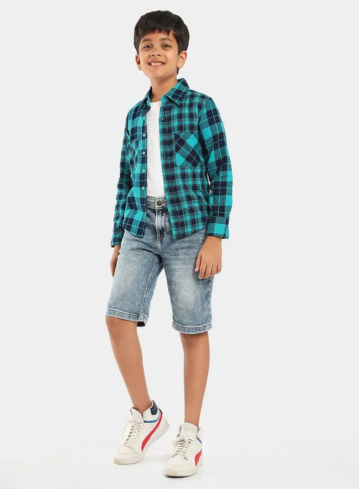 Check Print Slim Fit Shirt