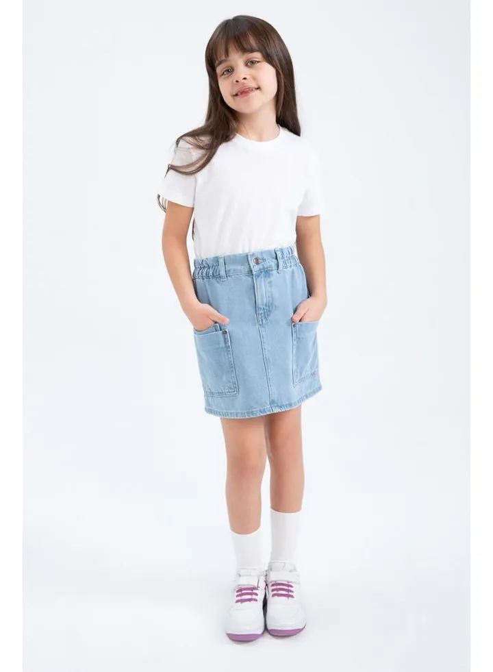 Girl Relax Fit Denim Skirt