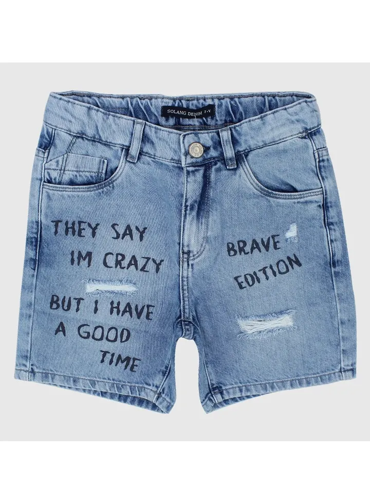 Ripped Jean Shorts