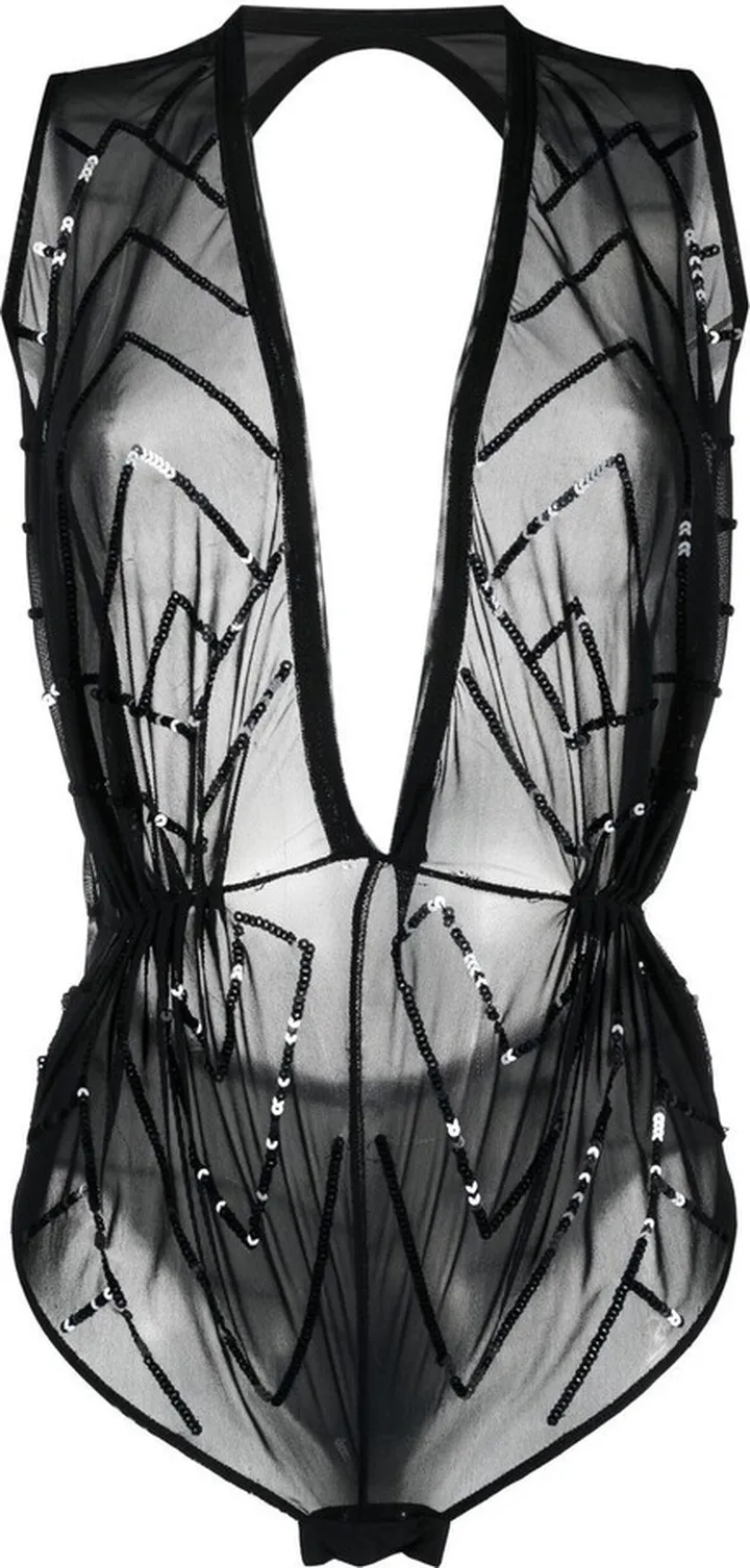 Gia V-neck bodysuit