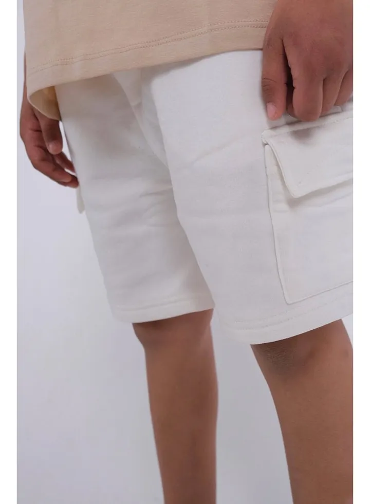 White Comfy Shorts