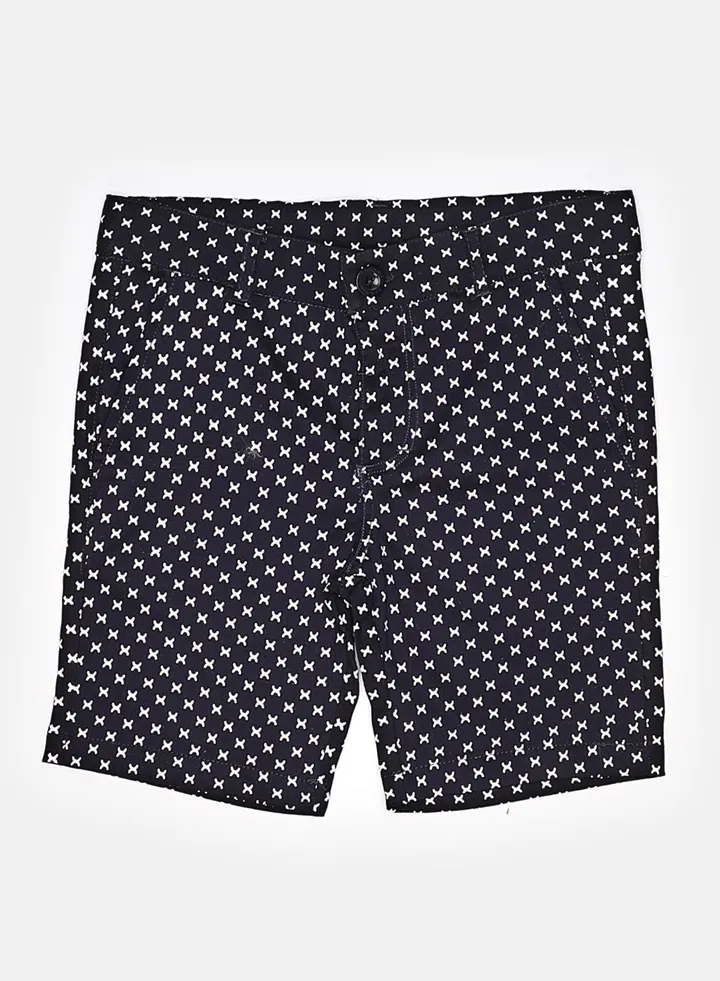 Baby Boys Short Dots Gabardine