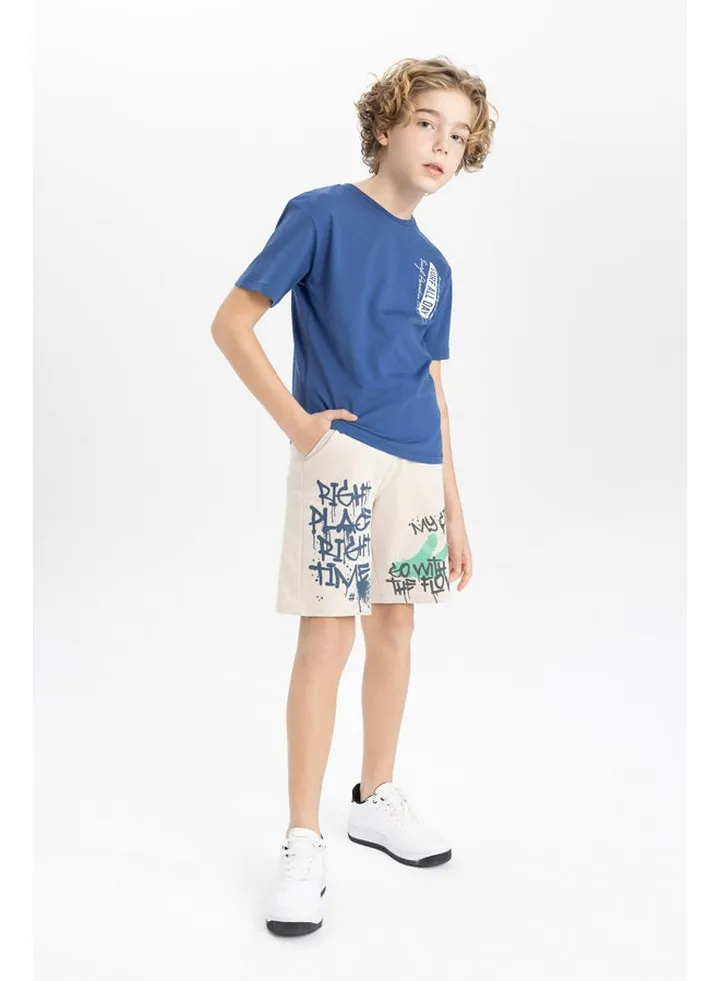 Boy Regular Fit Knitted Shorts