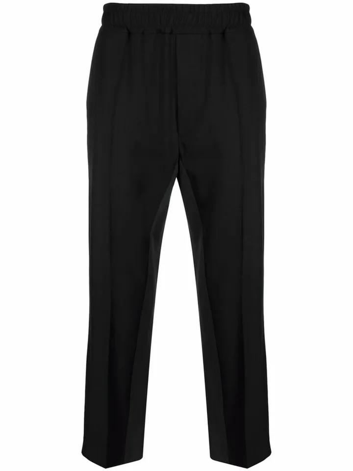 Cropped Cotton Trousers