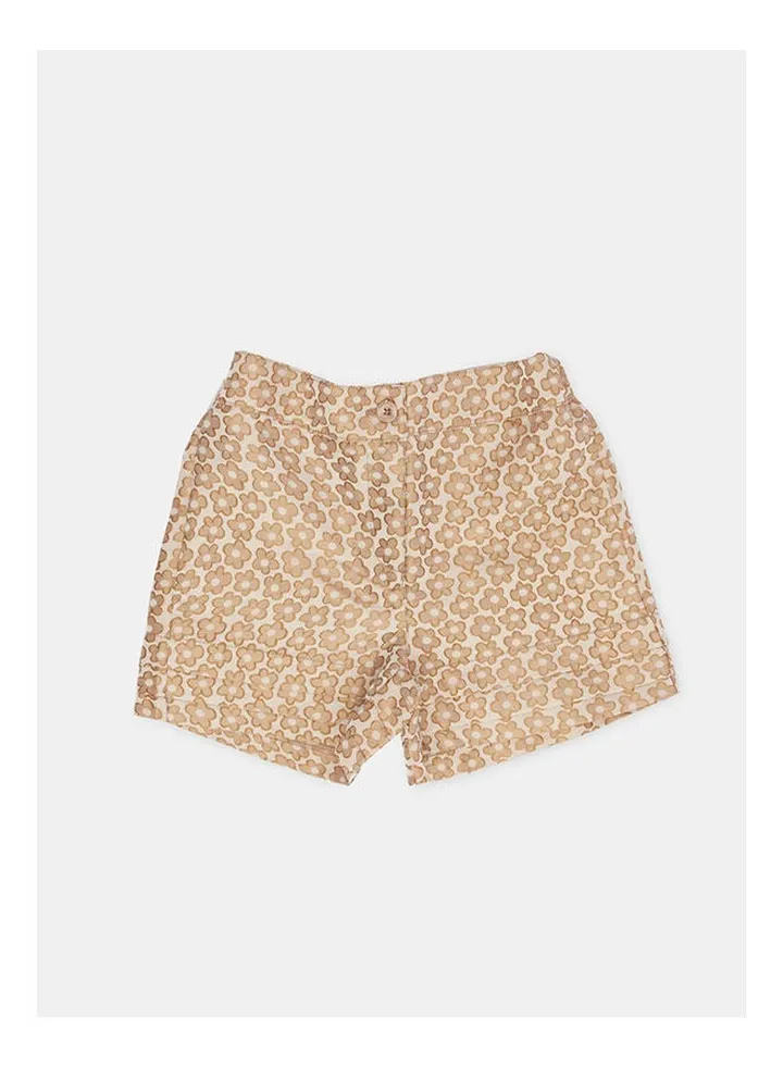 Plain Mid-Rise Shorts