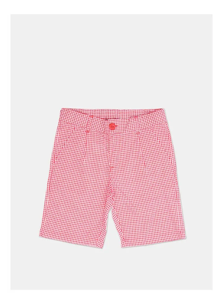 Plain Mid-Rise Shorts