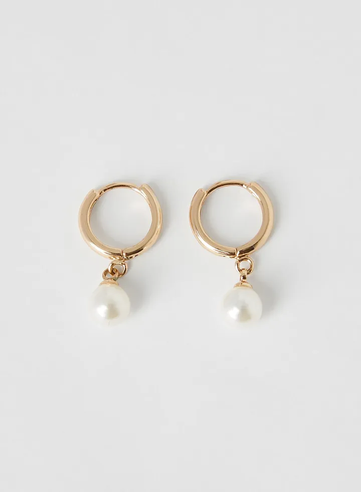 Faux Pearl Earrings