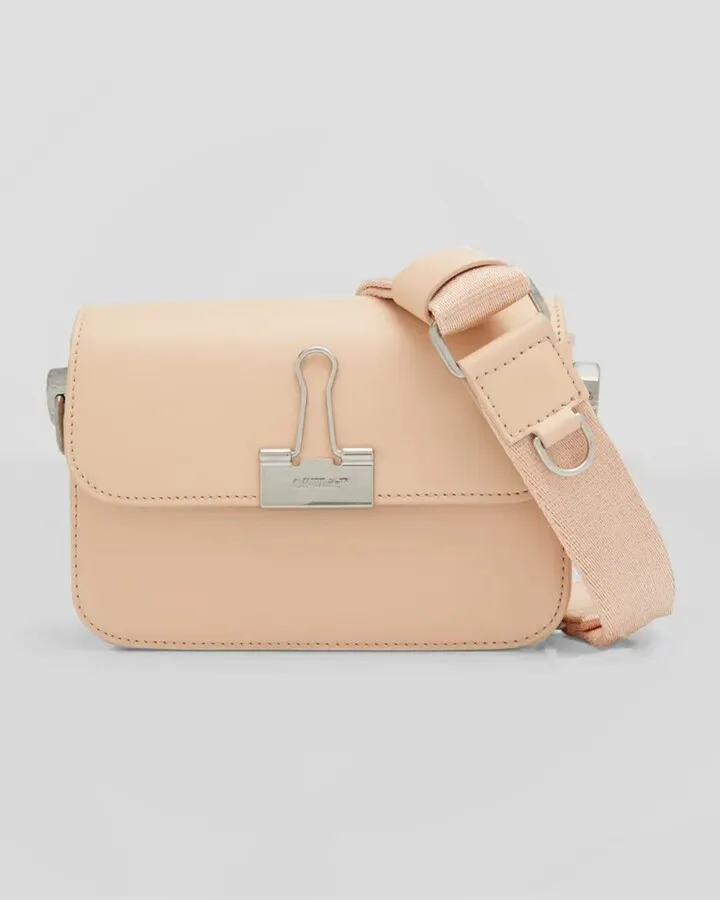 Binder Flap Leather Shoulder Bag