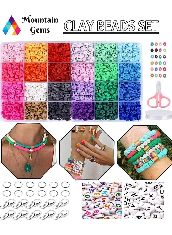 Clay Beads Crafting Kit for Unique Handmade Jewelry a3