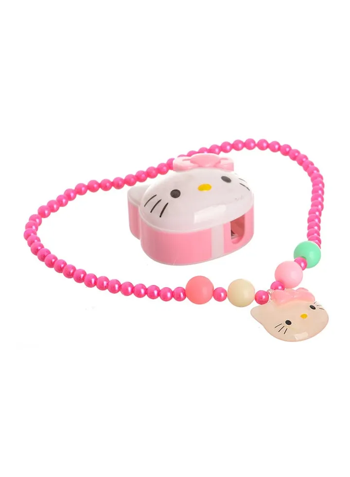 Pink Kitty Necklace