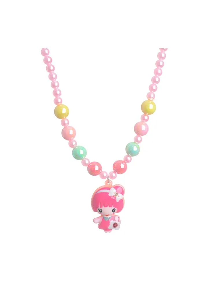 Pink Necklace for Girls
