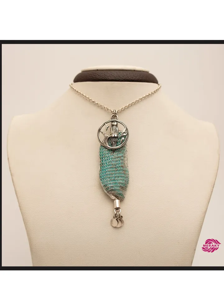 950 . Sterling Silver 950 Stone Coin Chain