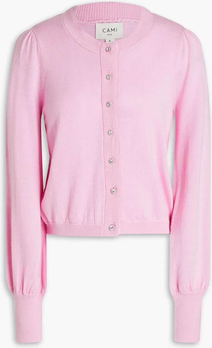 Tia merino wool cardigan