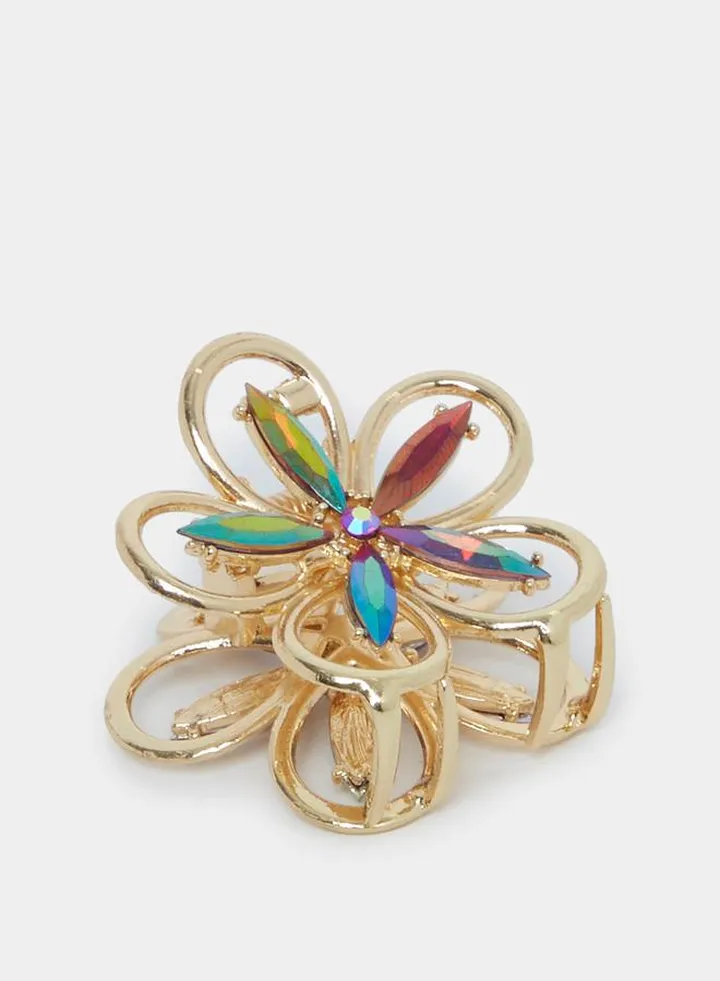 Floral Hair Claw