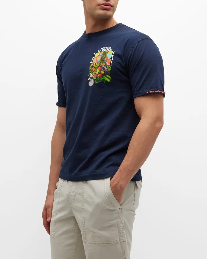 Men's Artwork Crew T-Shirt