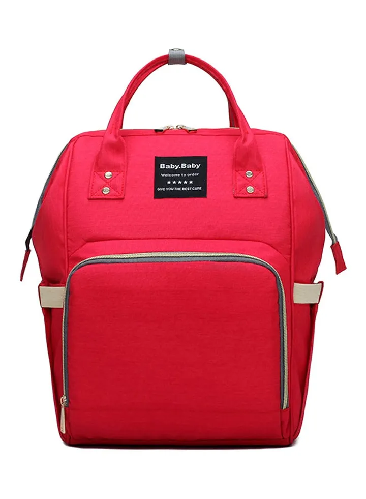 Zipper Closure Nylon Baby Diaper Bag