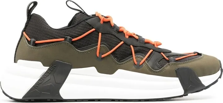 Black Compassor Low-Top Nubuck Sneakers