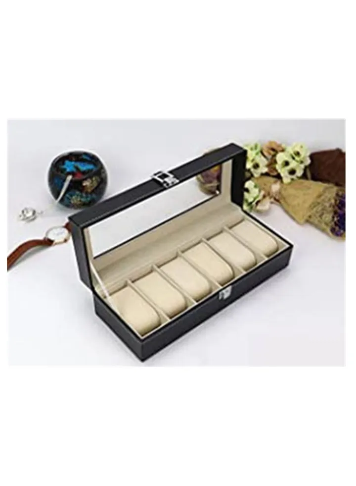 Men's Watch Organizer For 6 Watches