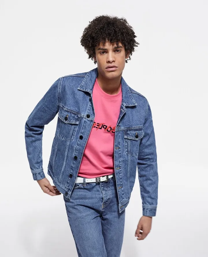 Blue denim jacket