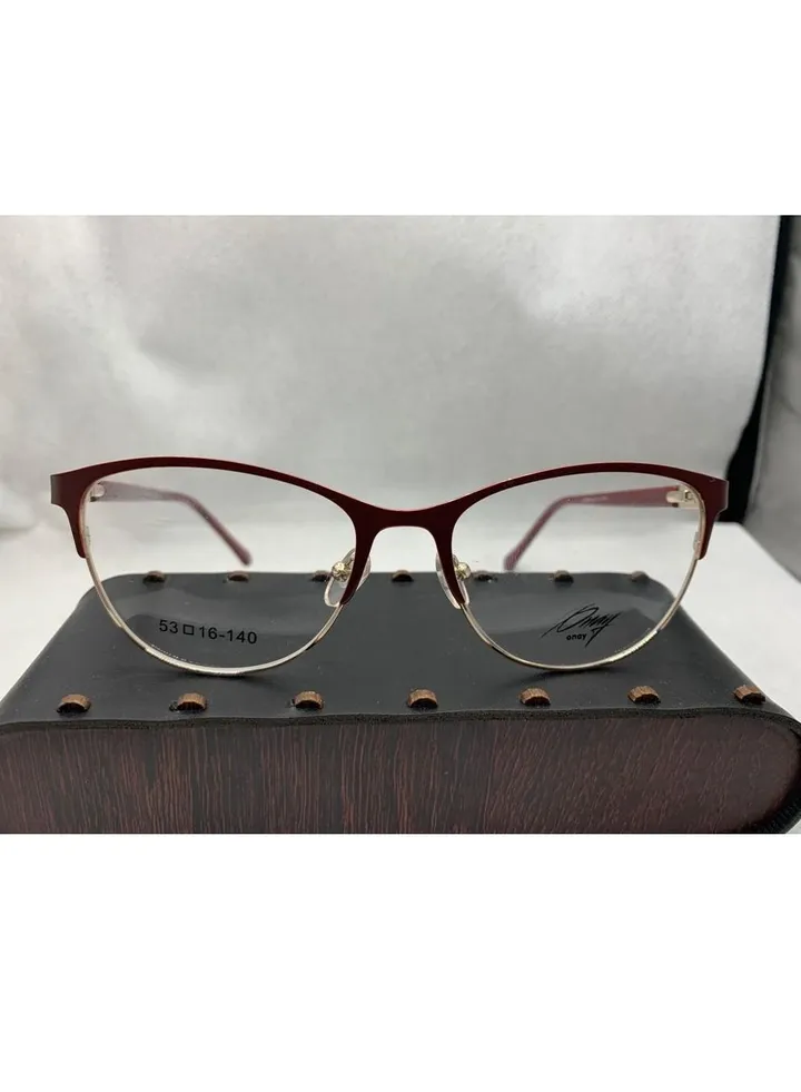 Full Rim Onay H1902A C4 Cat Eye , Purple * Gold , Women