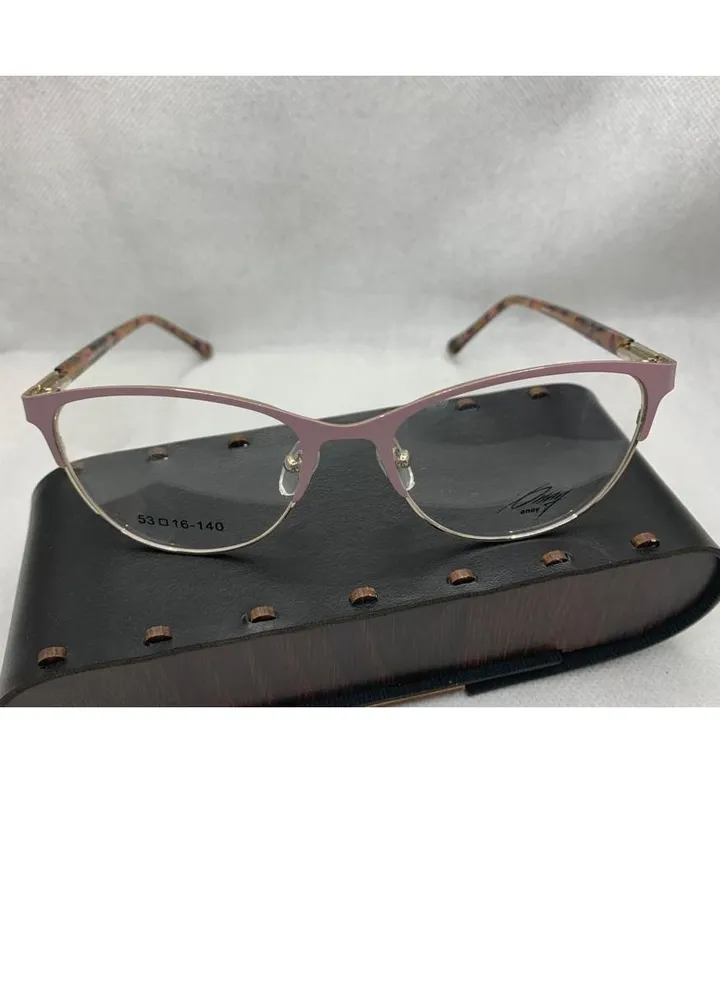 Full Rim Onay H1902A C5 Cat Eye , Brown * Gold , Women