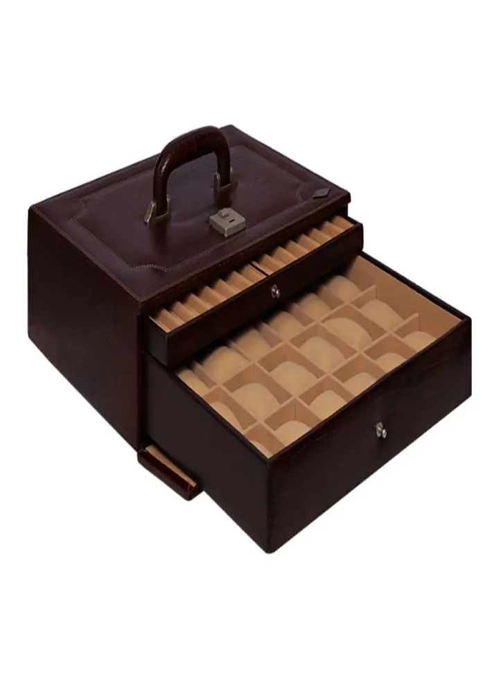 unisex Leather Watches And Jewellery Box